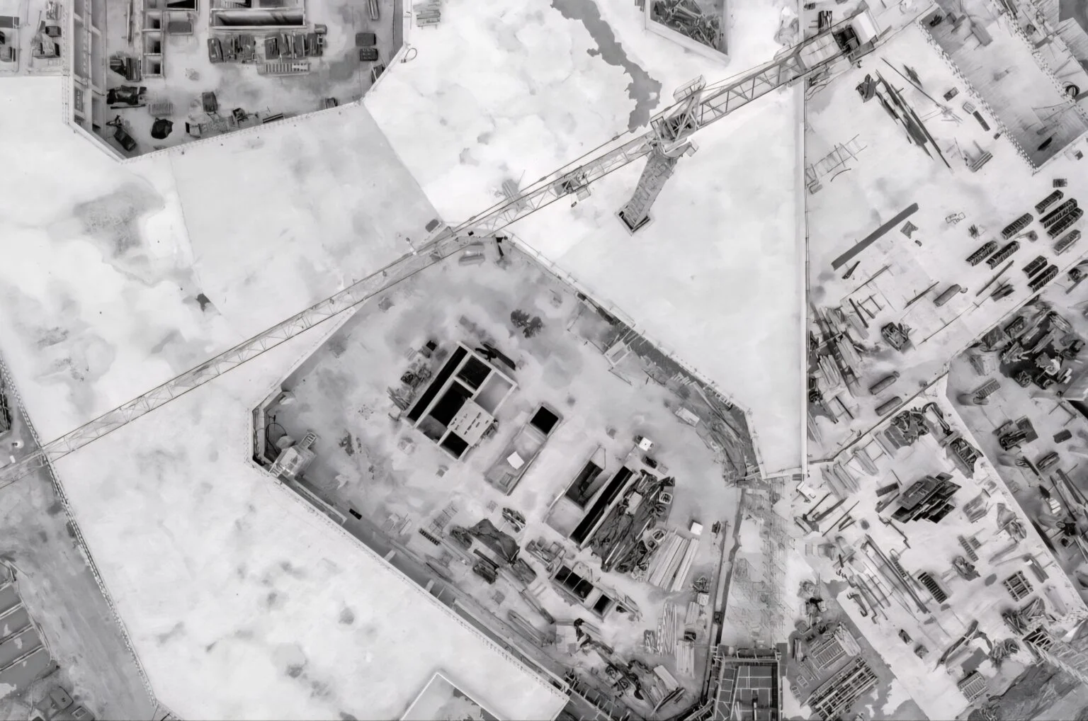 Plans et documents techniques d'une opération de construction
